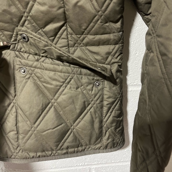 Eddie Bauer Quilted Riding Snap Closure Jacket Women’s Large Brown/Olive B1 - Picture 3 of 16